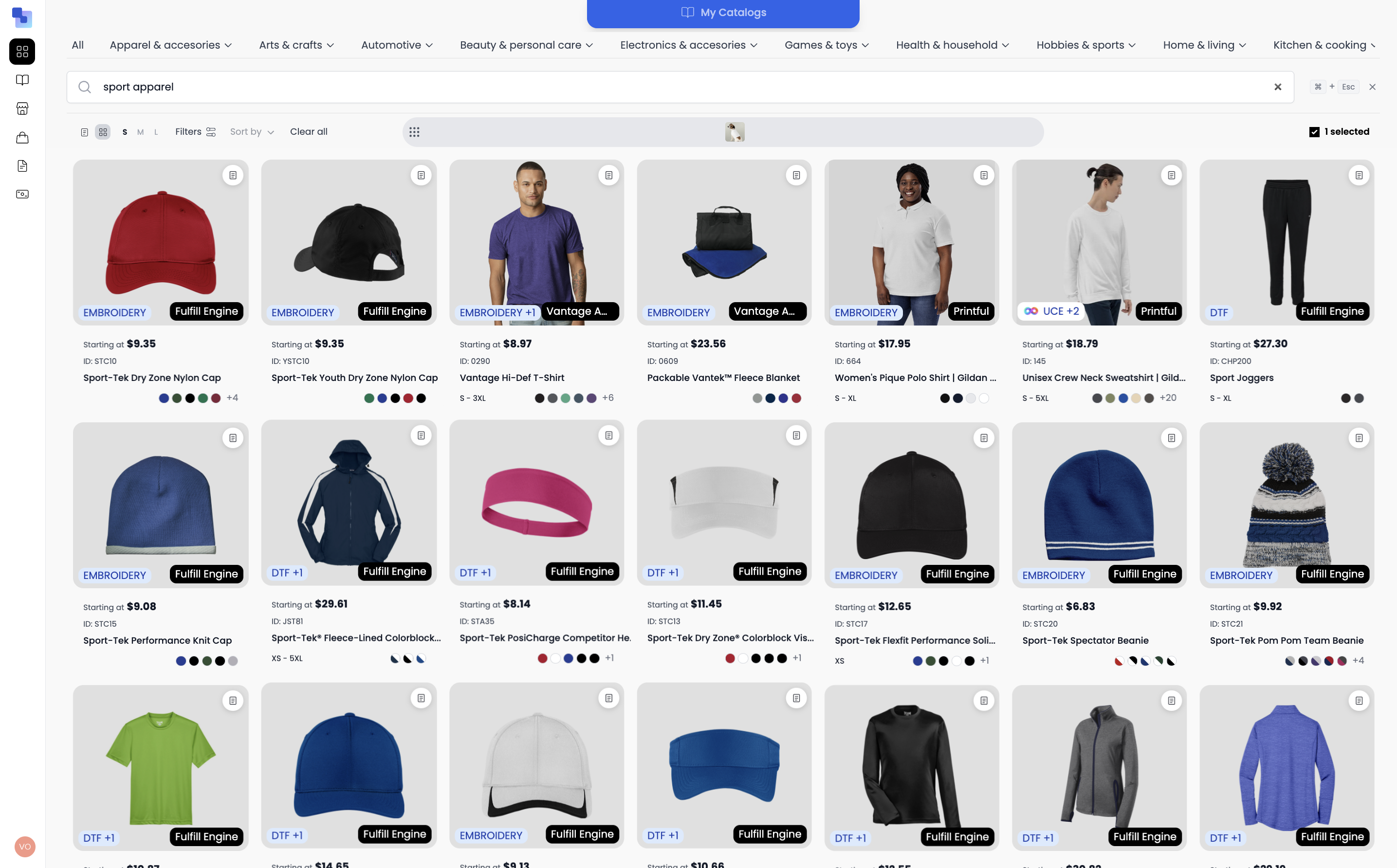 Custom sport apparel on Brikl — team jerseys, performance tees, headwear, and warm-ups